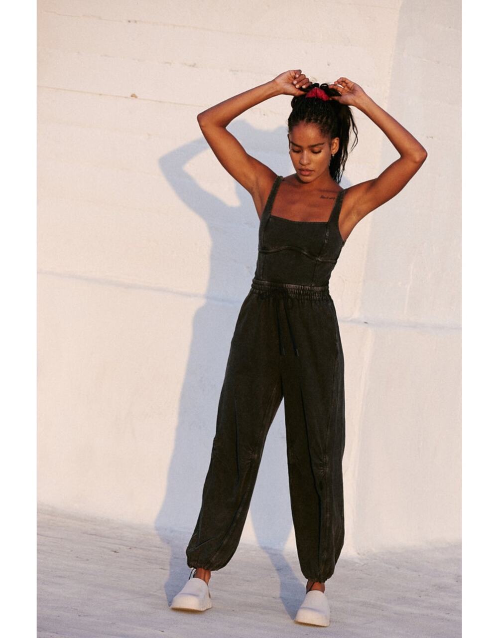Free People Inbound Onesie, NWT, Black, Size L